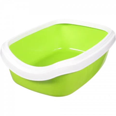 Туалет д/кішок Природа Comfort M 41х30х13,5 лайм