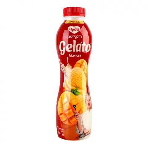 Йогурт Чудо 1,4 520 г Gelato Манго-м`ята