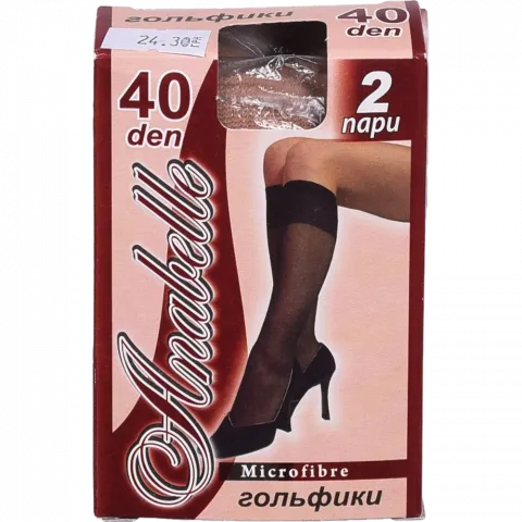 Гольфи ANABELLE Microfibre 40 Beige UNICA