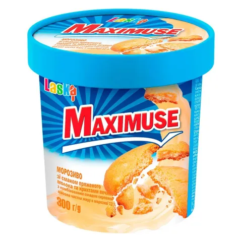 Морозиво Ласка 300 г Maxsimuse