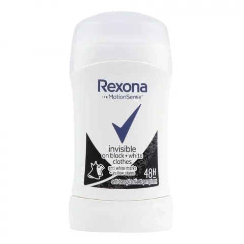 Дезодор Rexona 50 мл стік Невидимий на чорному і білому