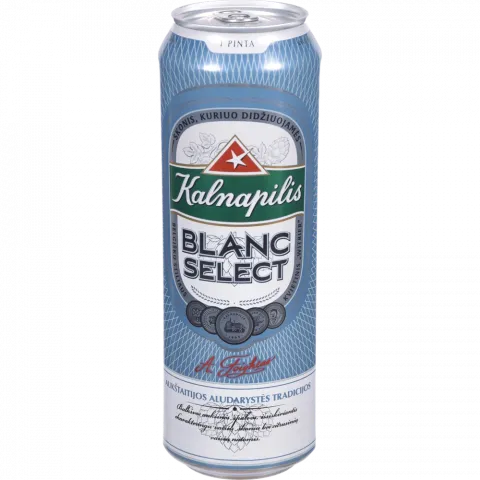 Пиво Калнапіліс 0,568 л з/б Blanc Select