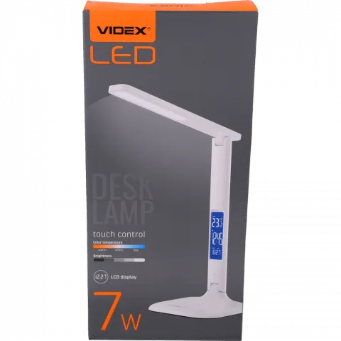 Лампа настільна LED VIDEX 7W 3000-5500K 220V VL-TF05W