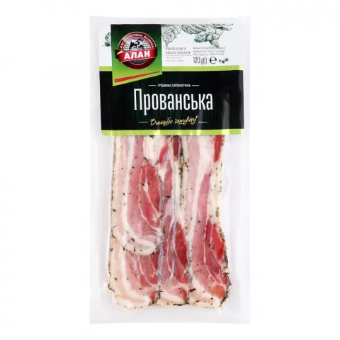 Грудинка Алан Прованська 120 г нар. с/к в/ґ