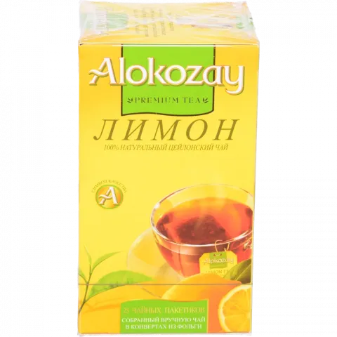 Чай Алокозай 25 шт. з лимоном
