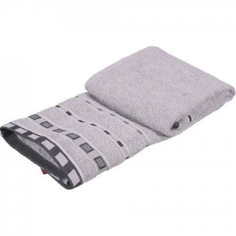Рушник Michael Miss Lusy 50х90 см 450 г/м2 сірий арт. 8R0171 И633