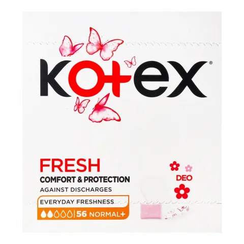 Прокладки щоден. Kotex 56 шт. Deo Нормал Plus