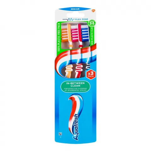 Зуб. щітка Aquafresh Ін Бітвін Клін с/ж 2+1