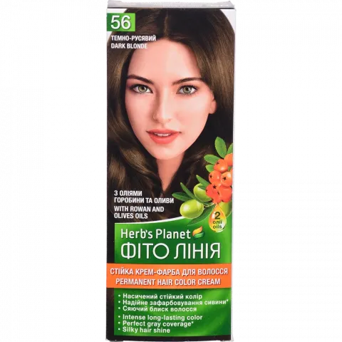 Фарба д/волосся Фіто лінія Herb`s Planet  56 Темно-русявий