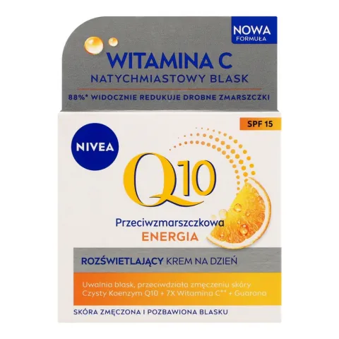 Крем д/обличчя Nivea 50 мл ден. Q10 Energy SPF 15 Здорове сяяння