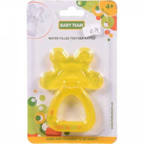 Прорізувач-брязкальце Baby Team з водою 4036