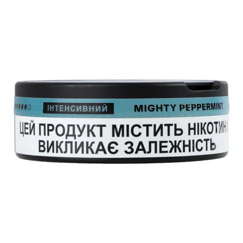 Нікотинові подушечки Velo Mighty Peppermint інтенсивний