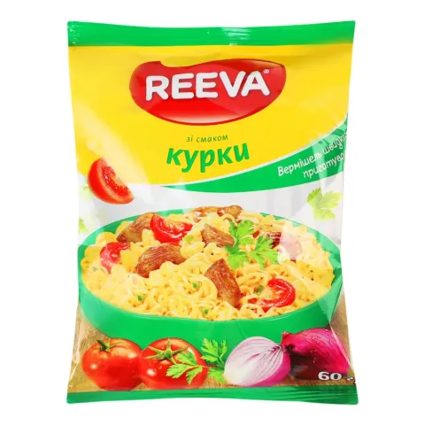 Вермішель Reeva 60 г зі смаком курки