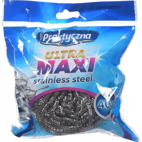 Скребок кух. МАКСІ металевий 40 г PRAKTYCZNA арт. 5D8595 И414