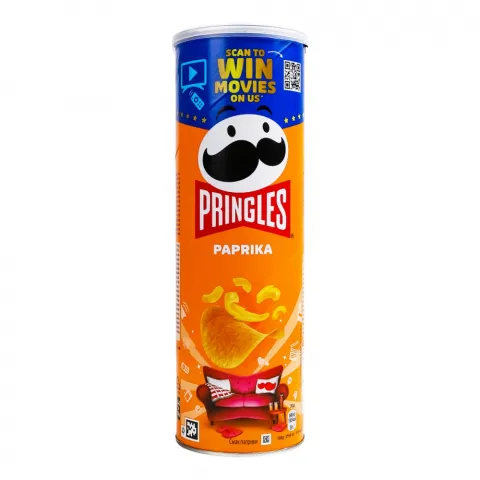 Чипси Pringles 165 г Паприка (Бельгія)