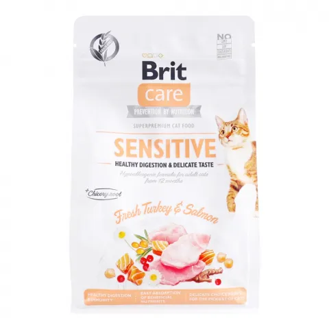 Корм д/котів Brit Care 400 г сух. Sensitive HDigestion and Delicate Taste