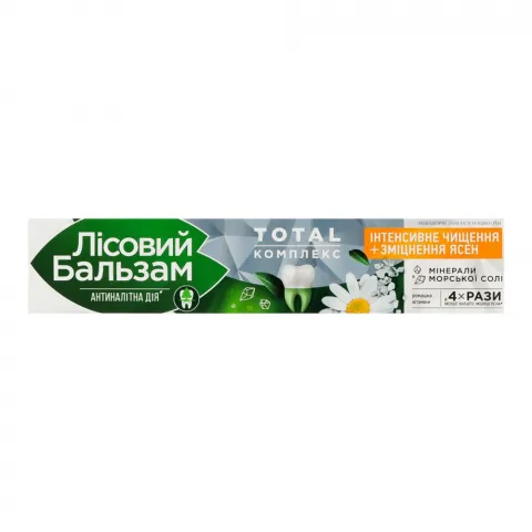 Зуб. паста Лісовий бальзам 75 мл з екстр. ромашки, обліпихи 025_285