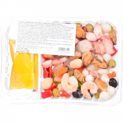 Суміш морепродуктів Delfin 300 г варених (Іспанія) И444