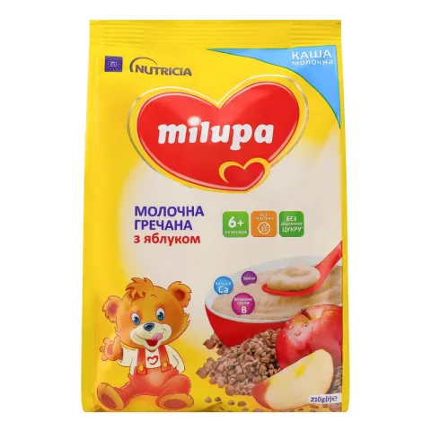 Каша Milupa 210 г мол. гречана з яблуком