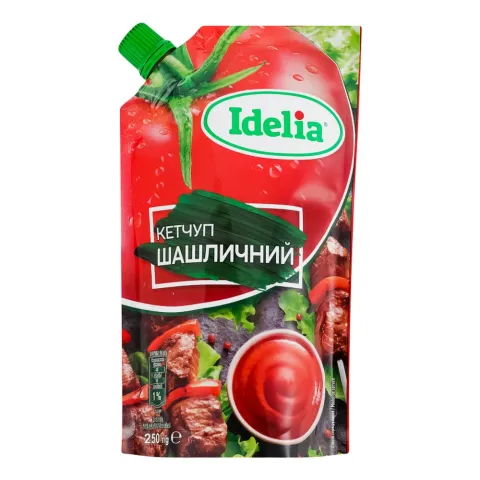 Кетчуп Idelia 250 г Шашличний