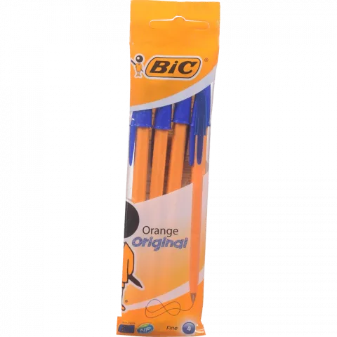 Ручка кулькова BIC Orange 4 шт. пакет 83085210