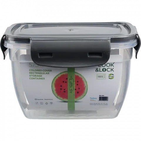 Контейнер з кришкою на клямках 575 мл CookLock BG-594  Bager пл. (Туреччина) БИ943