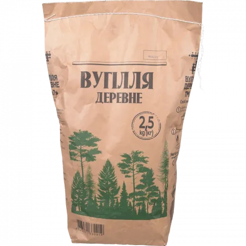 Вугілля 7` 2,5 кг деревне`