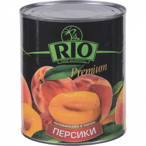 Конс Персик Ріо 850 мл з/б половинками