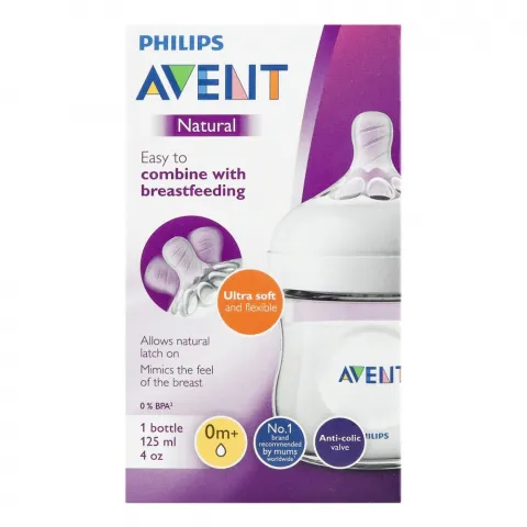 Пляшечка д/годування AVENT Natural 125 мл 1 шт.
