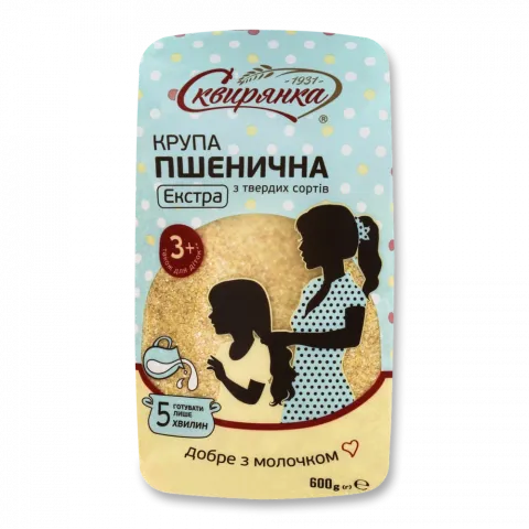 Крупа Сквирянка 600 г Пшенична Екстра з тверд. пшениці