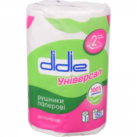 Рушник папер. Didie 1 шт. Універсал 2-х шар. 150