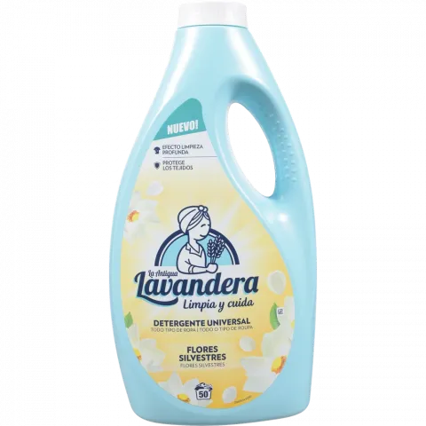 Гель д/прання Lavandera 2,5 л Квіти білі