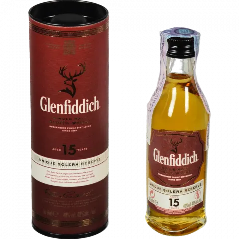 Віскі Glenfiddich 0,05 л 15 років 40