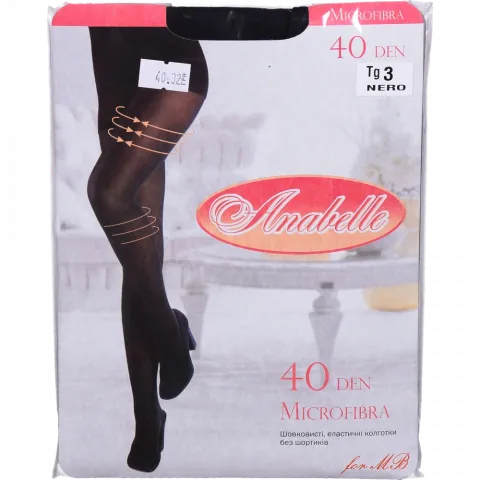 Колготки ANABELLE Microfibre 40 Nero 3