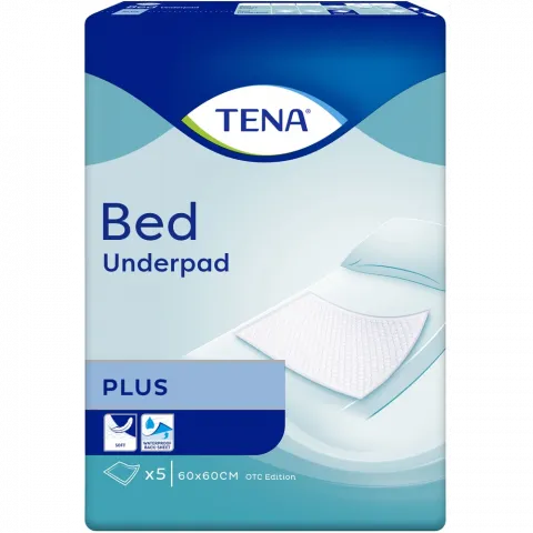 Пелюшки Tena 5 шт. Bed Plus 60х60 см