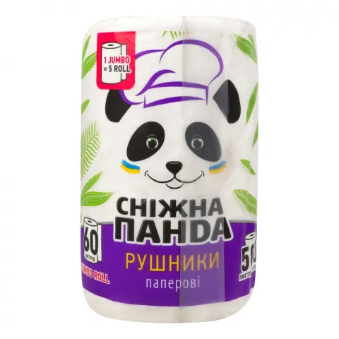 Рушник папер. Сніжна Панда 1 шт. Jumbo Roll