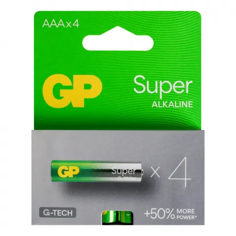 Бат GP LR03 Super уп. 4 шт.
