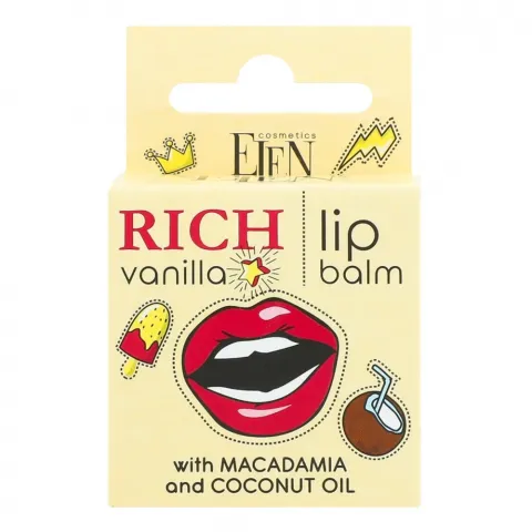 Бальзам д/губ Elen Cosmetics 9 г Rich Vanilla