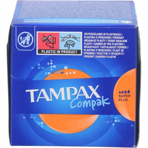 Тампони Tampax 16 шт. Compak Супер Плюс Duo