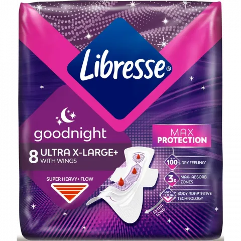 Прокладки Libresse 8 шт. Ultra Goodnight Extra