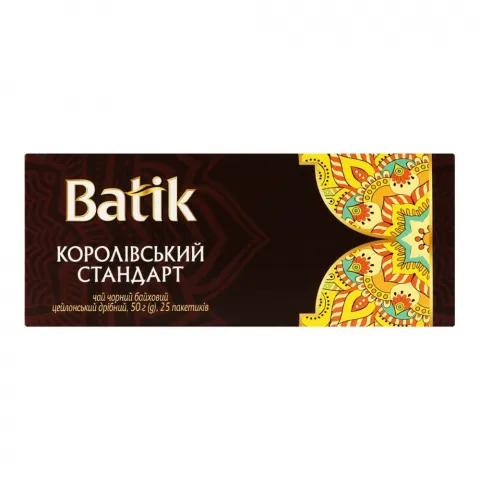 Чай Батік 25 шт. Королівський стандарт