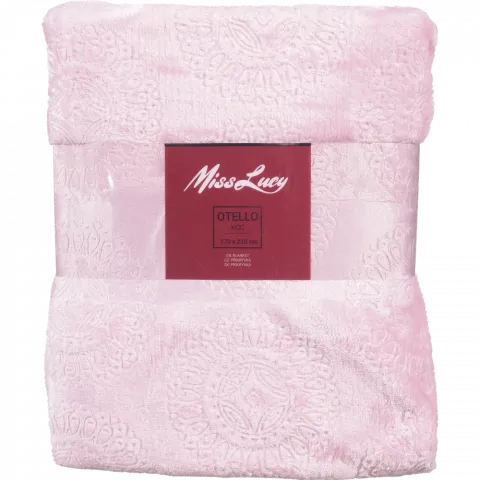 Плед Otello Miss Lusy 170х210 см, поліестер, 260 г/м2, рожевий арт. 8K8322 И471