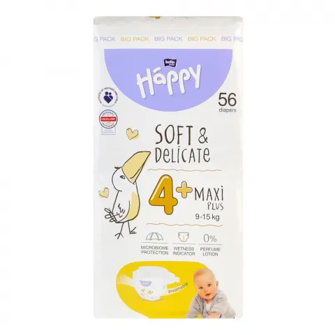 Підг. Bella Happy 56 шт. Мaxi plus (9-15 кг)