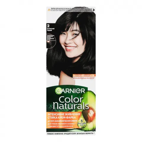 Фарба Garnier Color Naturals 2.0 Елегантний чорний