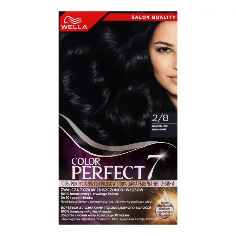Фарба д/волосся Wella Color Perfect 2/8 Синяво-чорний