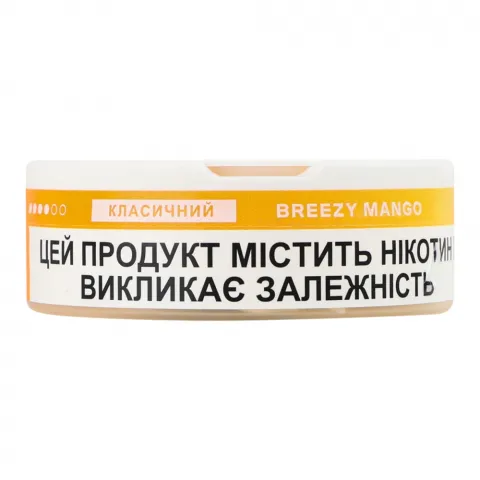 Нікотинові подушечки Velo Breezy Mango класичний