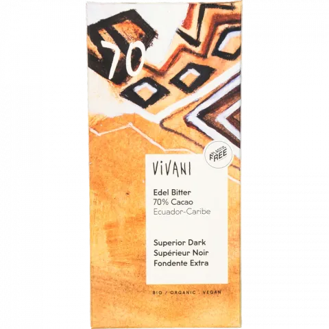 Шок Vivani 100 г чорн. органіч. 70 (Німеччина)