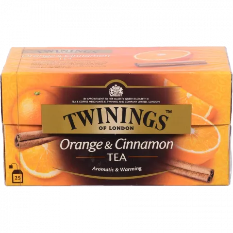 Чай Twinings 25 шт. чорн. з аромат. апельсину та кориці (Англія) И349