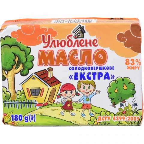 Масло Улюблений 83 180 г Екстра