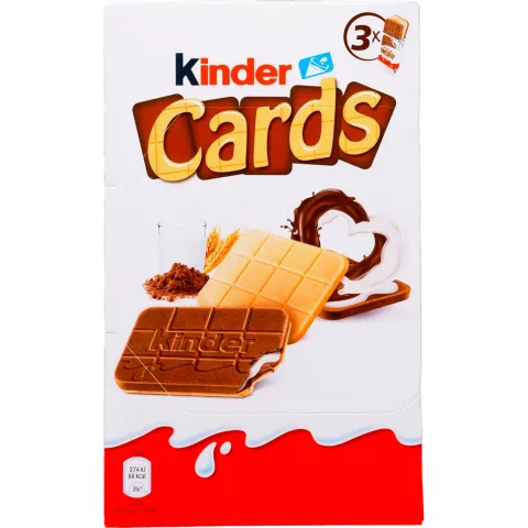 Печ Kinder 76,8 г T3 Cards (Польща)